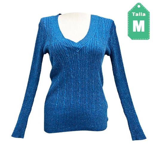 [3708] Sweater Jonathan Z. Azul Oceano- M