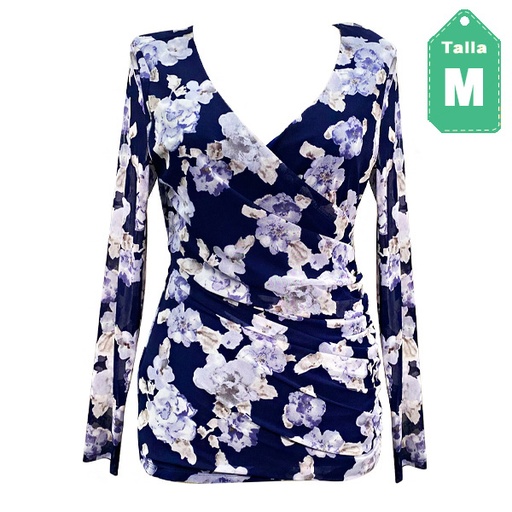 [3706] Vestido INC Floral- M