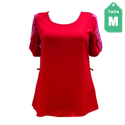 [3724] Blusa Bon Ami Rojo- M