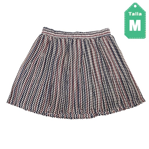 [3713] Falda Forever21 Estampado- M