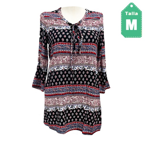 [3722] Vestido Sublime Estampado- M