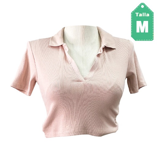 [3759] Blusa Zara Nude- M