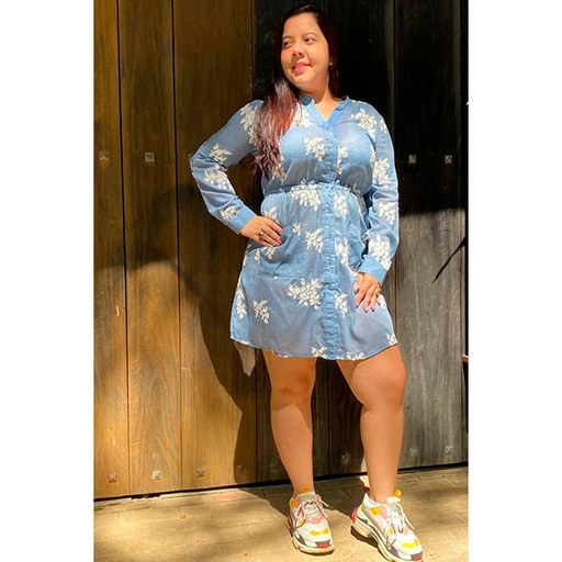 [3773] Vestido Established Azul- M