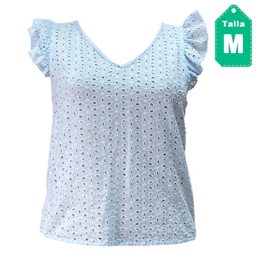 [3788] Blusa Shein Azul Claro- M