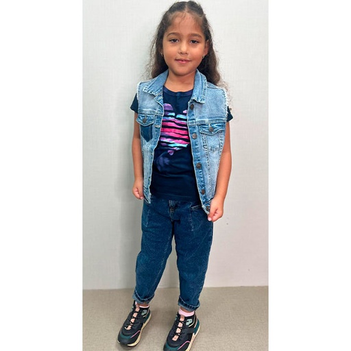 [3812] Chaleco Balu Kids Jeans- 8/9