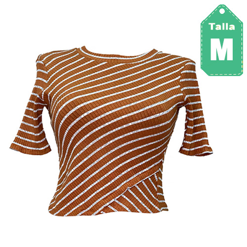 [3819] Blusa Americanino Lineas- M