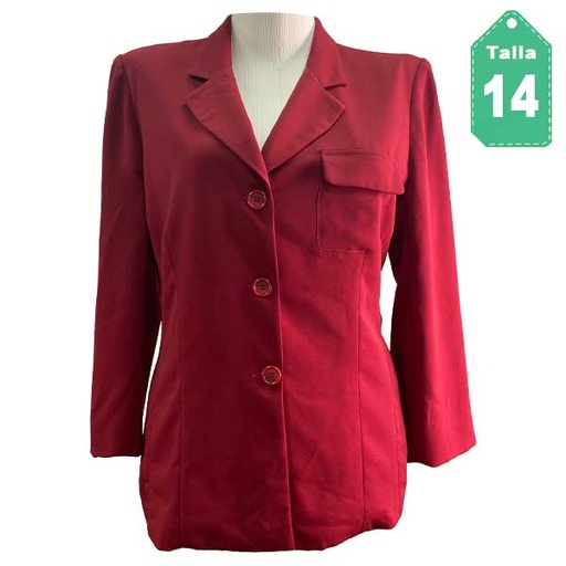 [3857] Blazer Prestige Rojo- M