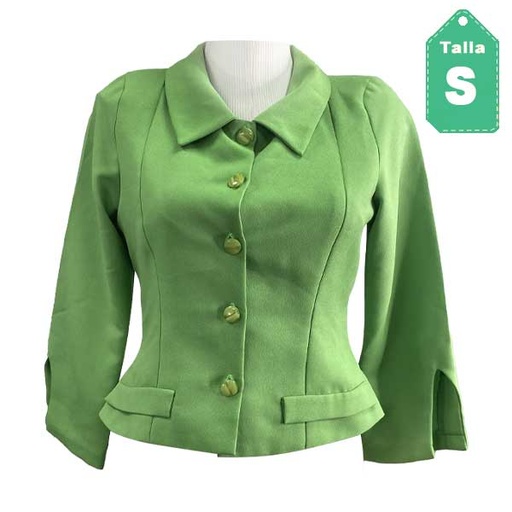 [3850] Blazer Verde Manzana- S
