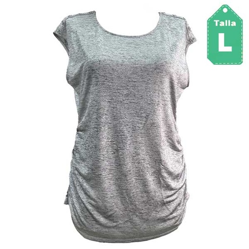[3866] Blusa Calvin Klein Gris- L