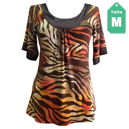 [3851] Blusa Yoo Me Animal Print- M