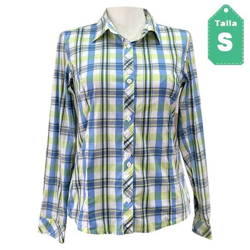 [3864] Camisa Columbia Cuadros- S