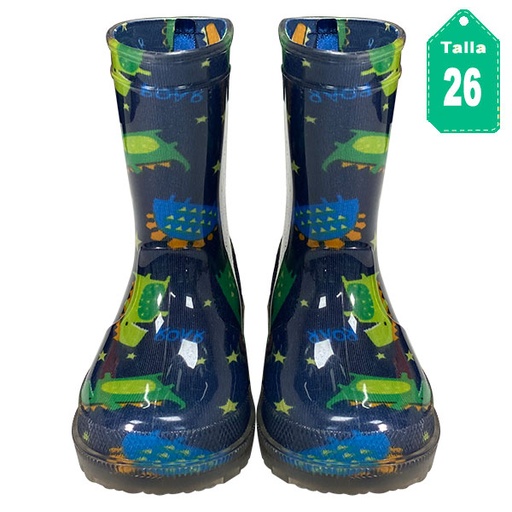 [3952] Botas Pantaneras Magellan Dinosaurio- 26