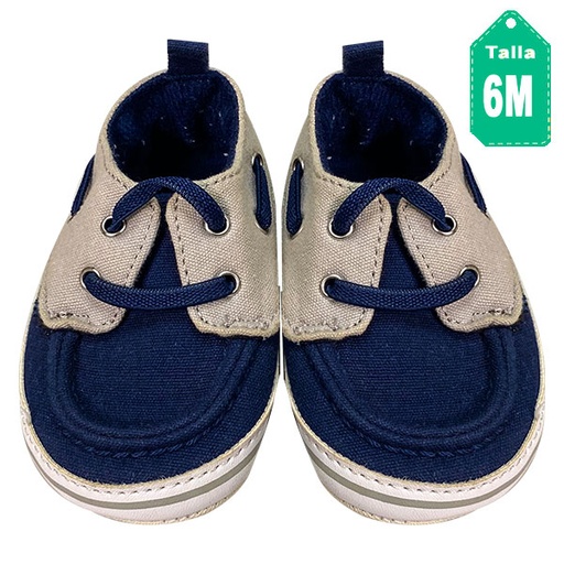 [3955] Zapatos Azul Marino y Gris- 6M