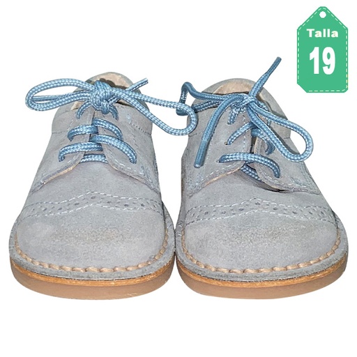 [3953] Zapatos Okaa Azul Claro- 19