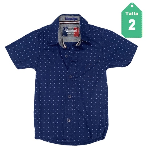 [3990] Camisa Silver Board Azul Marino- 2