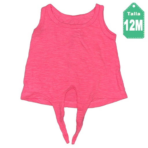 [3994] Camiseta French Rosa Coral- 12M