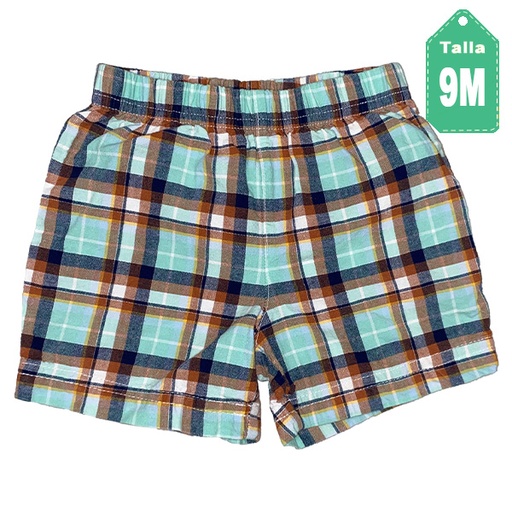 [3985] Short Carters Cuadros- 9M