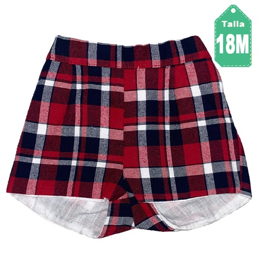 [3984] Short Dbb Cuadros- 18M