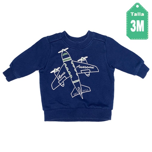 [3991] Sweater Carter´s Azul Marino- 3M