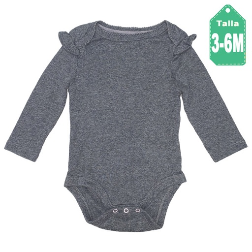 [4061] Body Cloud Island Gris- 3/6M