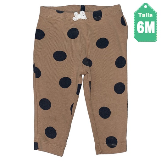 [4078] Leggins Carter´s Nude y Negro- 6M
