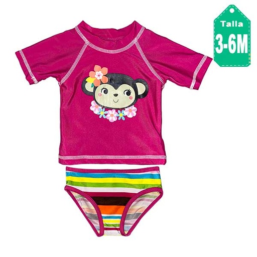 [4045] Traje de Baño KidsLand Estampado- 3/6M