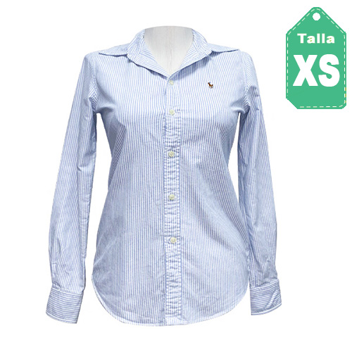 [4087] Camisa Ralph Lauren Azul Claro- XS