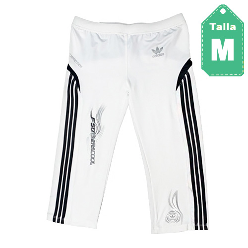 [4081] Leggins Adidas Blanco- M