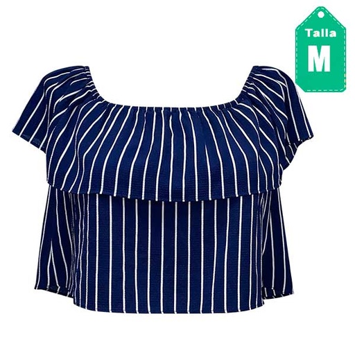 [4112] Blusa Forever21 Rayas- M