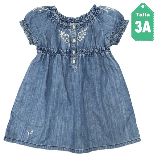 [4172] Vestido Ralph Lauren Jeans- 3T