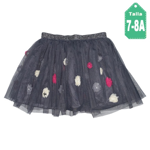 [4198] Falda Tutu Place Gris- 7/8