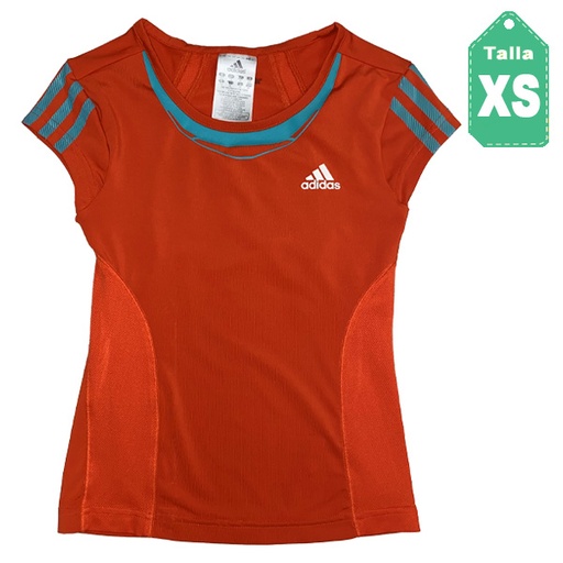 [4243] Camiseta Adidas Naranja- XS