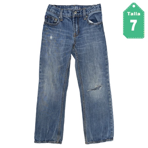[4210] Jeans Gap Azul Prelavado- 7
