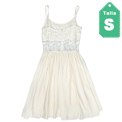 [4226] Vestido Passarella Nude- S