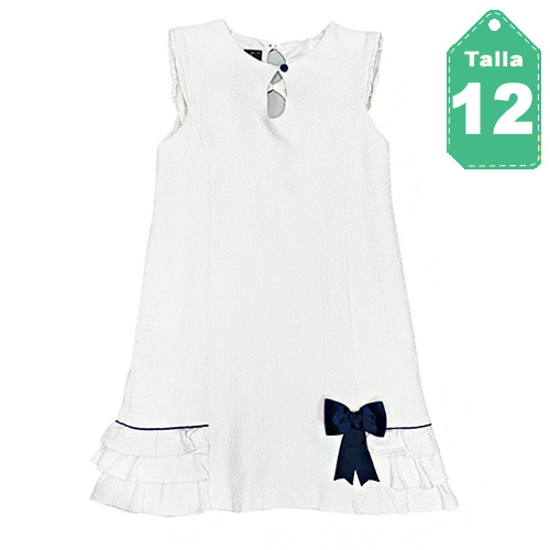 [4246] Vestido Sanmar Blanco- 12