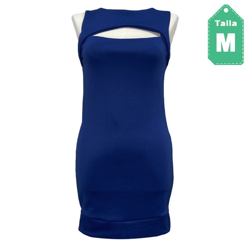[4252] Vestido Azul Rey- M