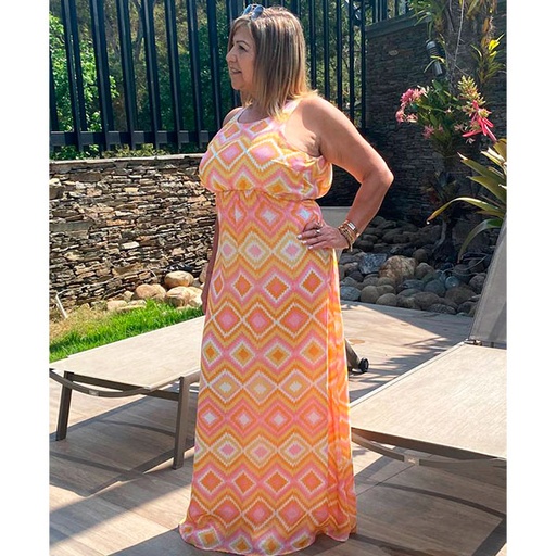 [4312] Vestido BarII Estampado- L