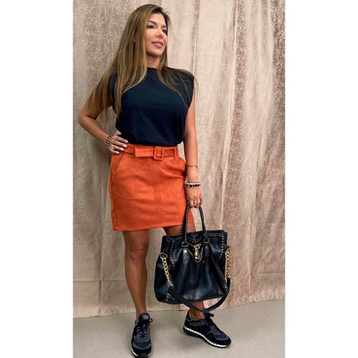Falda Zogara Terracota