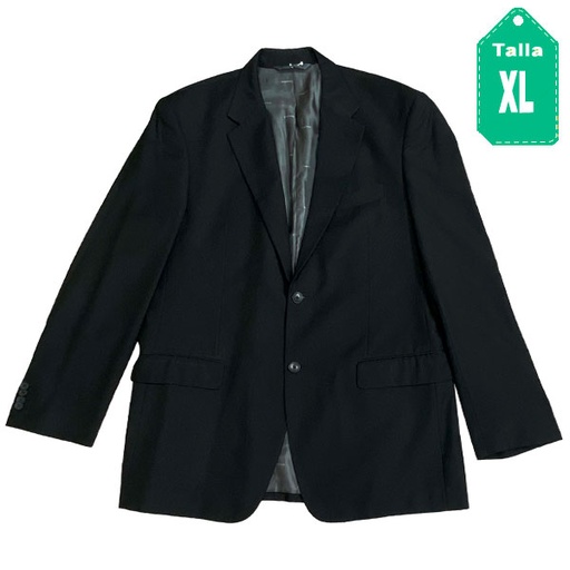 [4386] Blazer Baroni Negro- XL