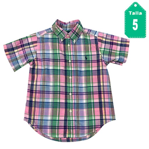 [4397] Camisa Ralph Lauren Cuadros- 5
