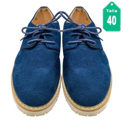 [4400] Zapatos TEX Azul Marino- 40