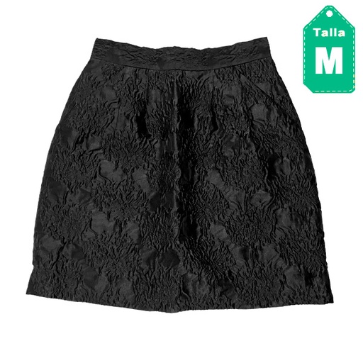 [4469] Falda HyM Negro- M