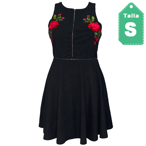 [4472] Vestido Forever21 Negro- S