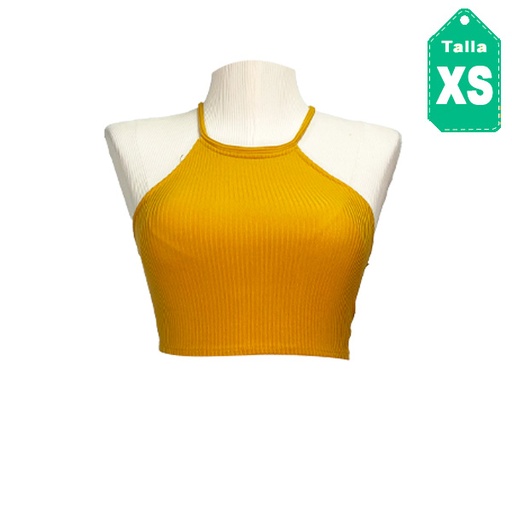 [4516] Crop Top Aren Mostaza- XS