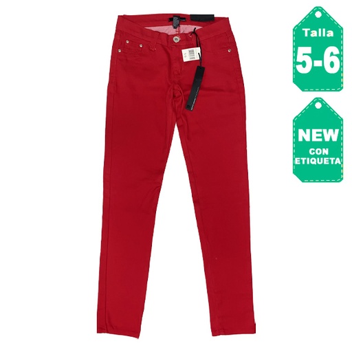 [4558] Pantalon Rumor Rojo- 5/6