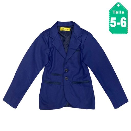 [4534] Blazer Le Coutures Azul Marino- 5/6