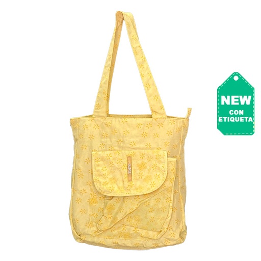 [4577] Bolso Totto Amarillo Pastel