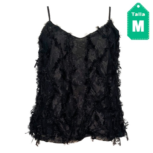 [4596] Blusa E&M Negro- M