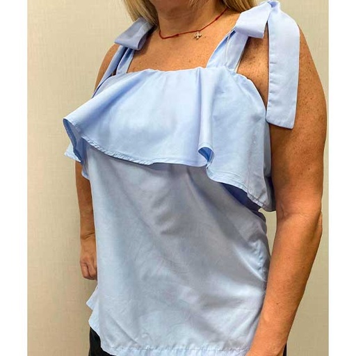 [4610] Blusa Sharjah Azul Celeste- L