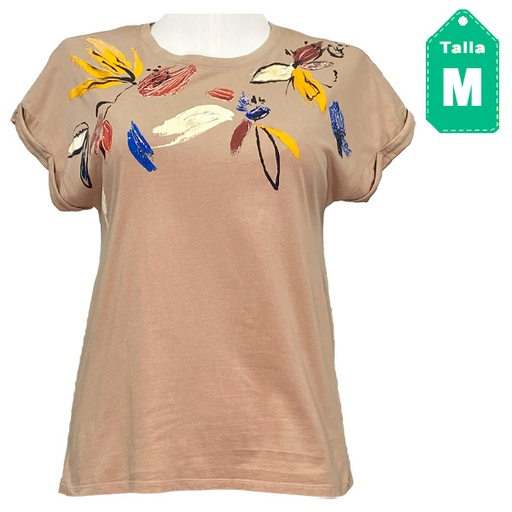 [4607] Blusa Zara Floral- M